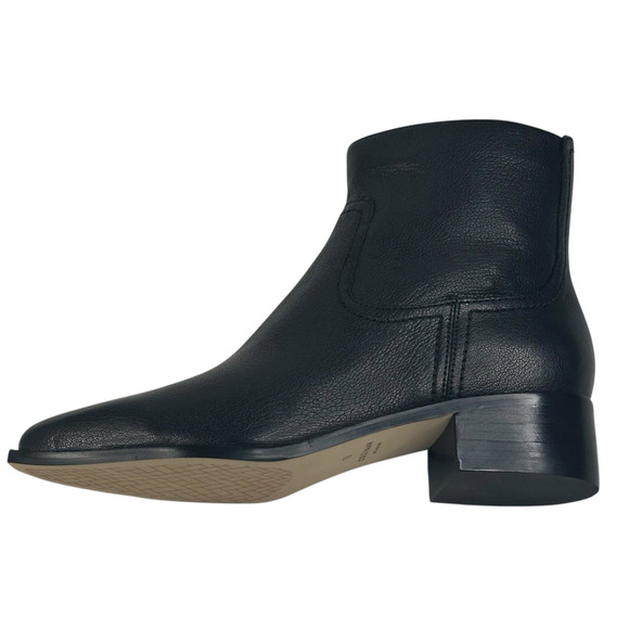 COLE HAAN Naia Black Leather Ankle Boots Womens Size 7B Side Zip New $200 B - Picture 6 of 11